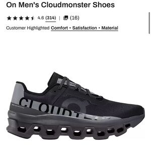 On Men's Cloudmonster Shoes